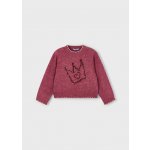 Mayoral svetr s flitry Korunka vínový – Zboží Dáma