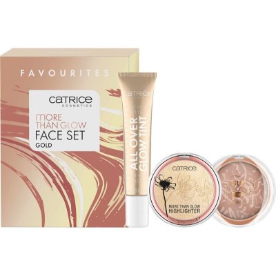 Catrice More Than Glow Face Set 010 · Beaming Diamond multifunkční líčidlo pro oči, rty a tvář 15 ml + 010 - Ultimate Platinum Glaze rozjasňující pudr 5,9 g + 010 Sun - Kissed Bronze bronzer 8 g – Zboží Mobilmania