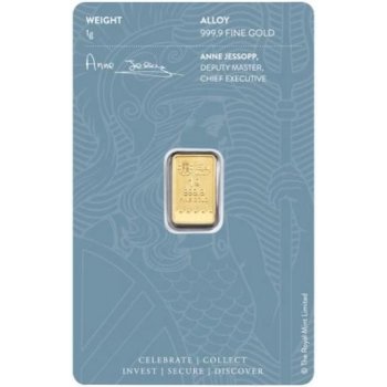 The Royal Mint zlatý slitek 1 g