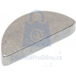 Pero segmentové Woodruffovo, DIN 6888, bez úpravy 6 x 9,0, balení 1 ks – Hledejceny.cz