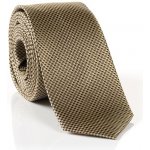 Monti pánská kravata z hedvábí 01180 0003 2230 žlutá