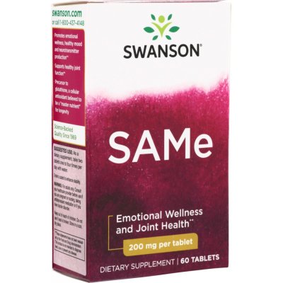 Swanson SAMe 200 mg 60 tablet – Hledejceny.cz