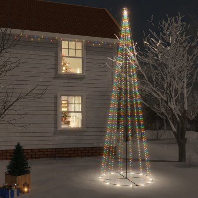 zahrada-XL Vánoční stromek kužel 1 134 barevných LED diod 230 x 800 cm