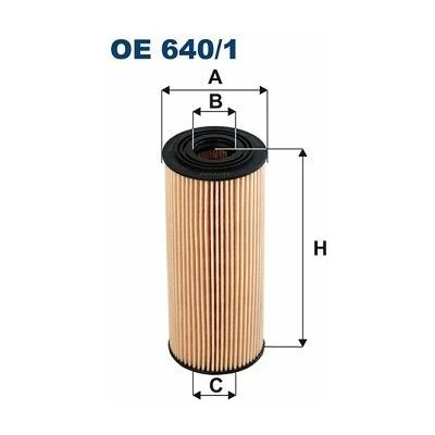 Olejový filtr FILTRON OE 640/1 – Hledejceny.cz