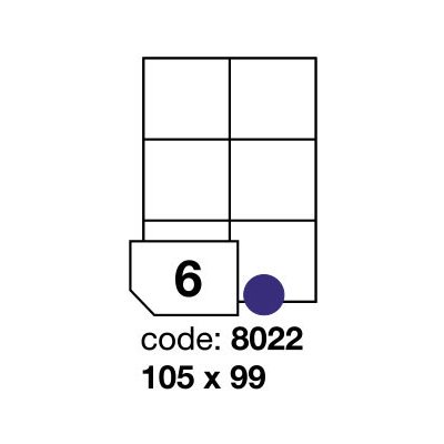 Rayfilm R0100.8022A samolepící 105x99mm bílé 100 listů – Zboží Mobilmania