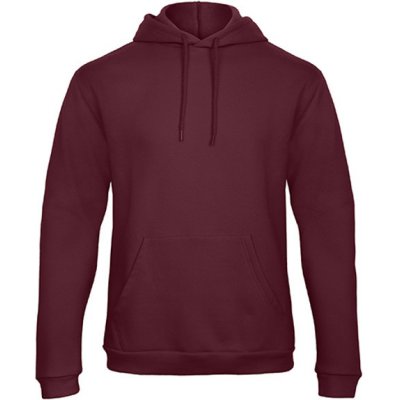 B&C Unisex mikina přes hlavu WUI24 Burgundy