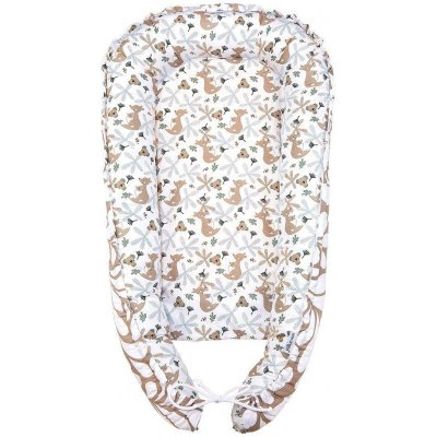 Little Angel Hnízdo oboustranné VISCO pěna Outlast® bílá-klokan taupe-listy – Zboží Mobilmania