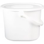 Bébé-jou Kyblík na pleny s víkem White White – Zboží Dáma