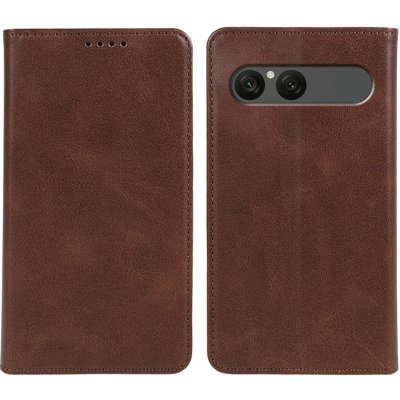 VSECHNONAMOBIL 136600 MAGNETIC Zaklápěcí kryt pro Sony Xperia 10 VII tmavě hnědý – Zboží Živě