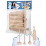 Teddies kuchyňské nádobí dřevěné prkénko váleček palička 23cm – Zbozi.Blesk.cz