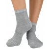 Noviti ST 039 W 02 dámské ponožky ažur šedé
