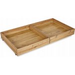 Klups Zásuvka - úložný prostor pod postel LittleSky 160x80 Dub – Sleviste.cz