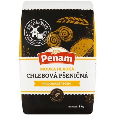 Penam Mouka hladká chlebová pšeničná 1 kg – Zboží Mobilmania