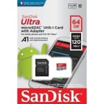 SanDisk microSDXC UHS-I U1 64 GB SDSQUA4-064G-GN6MA – Zbozi.Blesk.cz