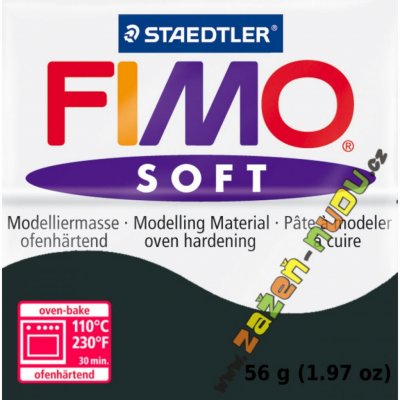 Fimo Staedtler Soft černá – Zbozi.Blesk.cz