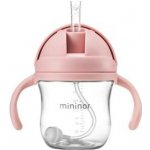 Mininor lahev s brčkem Tritan 220 ml Rose – Zboží Dáma