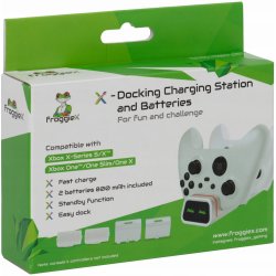 Froggiex FX-XOS-C1-W Xbox Series S & X / One Twin Docking Station - bílá