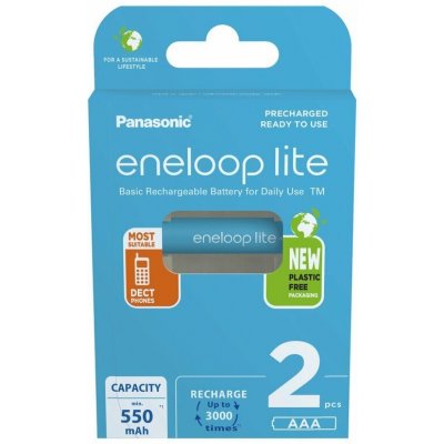 Panasonic Eneloop Lite AAA 550mAh 2ks 4LCCE/2BE – Zbozi.Blesk.cz