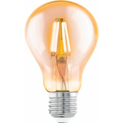 Eglo Retro filamentová LED žárovka , E27, A75, 4W, 350lm, 2200K, teplá bílá, jantarová