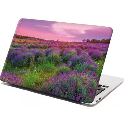 Sablio Samolepka na notebook Levandulové pole 2 - 38x26 cm – Zboží Živě