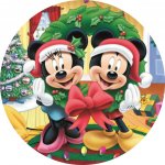 Jedlý papír MICKEY MOUSE – věnec s mašlí ● Určení: Obrázek na dort – Hledejceny.cz