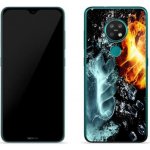 Pouzdro mmCase gelové Nokia 7.2 - voda a oheň – Zboží Živě