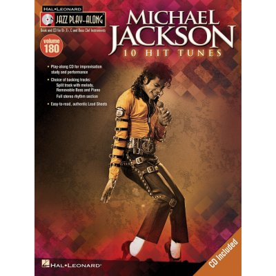Jazz Play Along 180 Michael Jackson 10 Hit Tunes + CD – Hledejceny.cz