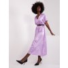 Dámské šaty Italy Moda Světle midi šaty se vzorem dhj-sk-17260.90-light purple fialové