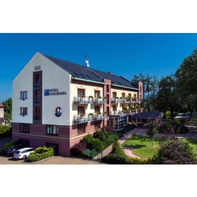 Úžasný pobyt s polopenzí a privátním wellness ve stylovém April hotelu Panorama**** pro 2 osoby na 1 noc – Hledejceny.cz