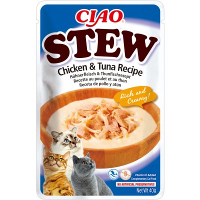 Churu Cat CIAO Stew Chicken&Tuna Recipe 40 g – Zboží Mobilmania