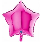 GRABO fóliový balónek Hvězda magenta 18" 46cm nafukovací – Zbozi.Blesk.cz