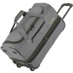 Travelite Basics Wheeled duffle Grey/orange 64 l – Zboží Mobilmania
