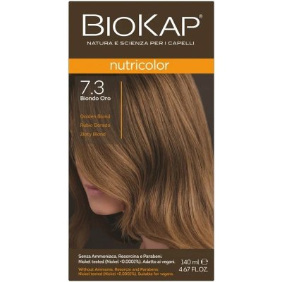Biokap NutriColor barva na vlasy Zlatý blond 7.3
