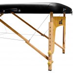 Aga Dřevěné masážní lehátko MR5150 Černé – Zboží Dáma