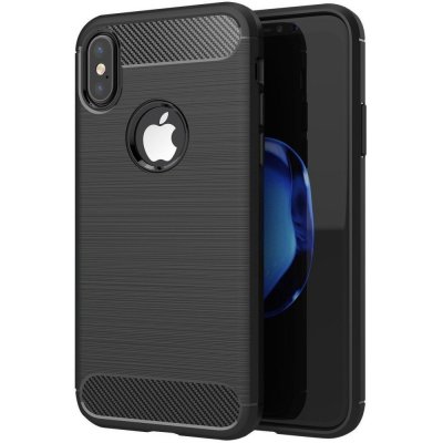 Pouzdro Forcell Carbon Apple Iphone XS Max černé – Zbozi.Blesk.cz