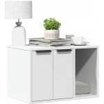 VidaXL Skříňka na kočičí záchod bílá 60 x 40 x 40 cm – Zboží Mobilmania