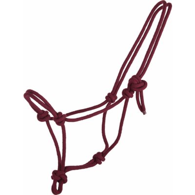 Q essentials Ohlávka provazová Q essentials burgundy – Zboží Dáma
