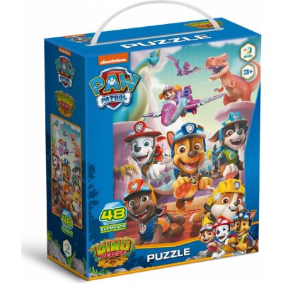 DODO Tlapková patrola/Paw Patrol Záchrana dinosaurů 32x23cm 48 dílků – Zbozi.Blesk.cz