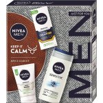 Nivea Men Face Sensitive Pleťový krém Sensitive OF15 75 ml + Čisticí gel sensitive 100 ml + sprchový gel Sensitive 250 ml dárkové balení – Hledejceny.cz