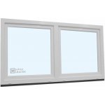 KNIPPING Plastové okno - 70 AD, 2100x900 mm, O/OS sloupek, bílá Sklo: čiré – Hledejceny.cz