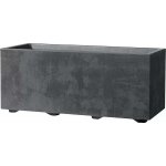 Deroma Millennium Samozavlažovací truhlík Casseta plast antracit 59 x 25 x 25 cm 9H924SZ – Zboží Dáma