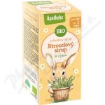 Apotheke bio Pohádkový sirup Jitrocelový 250 g – Hledejceny.cz