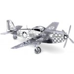 Metal Earth 3D puzzle Letadlo Mustang P-51 12 ks – Zboží Dáma