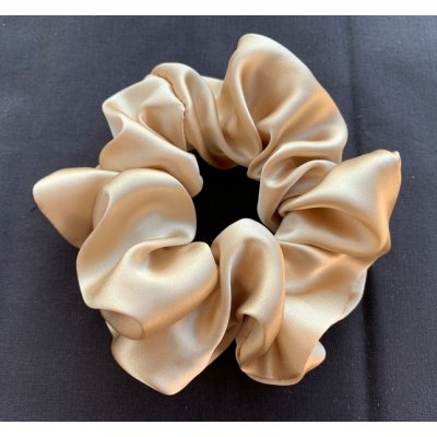 Hedvábná gumička široká barva champagne – Hledejceny.cz