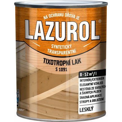 Lazurol S1091 Tixotropní lak 0,75 l lesk