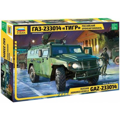 Zvezda Russian Armored Vehicle GAZ Tiger 3668 1:35