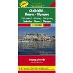 Chalkidiki Thassos Olympos 1:150 000 FB – Zboží Dáma