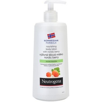 Neutrogena Nordic Berry výživné tělové mléko pro suchou pokožku 250 ml