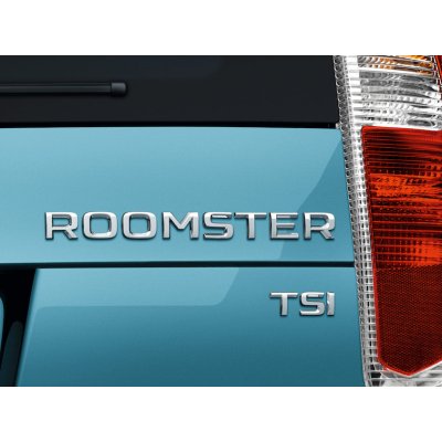 Škoda ROOMSTER zadní nápis - stříbrný – Zboží Mobilmania