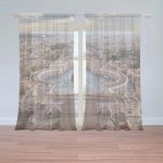 Záclony Řím Vatikán Svatopetrské náměstí: 2 ks - 150x250 cm - Sablio – Hledejceny.cz